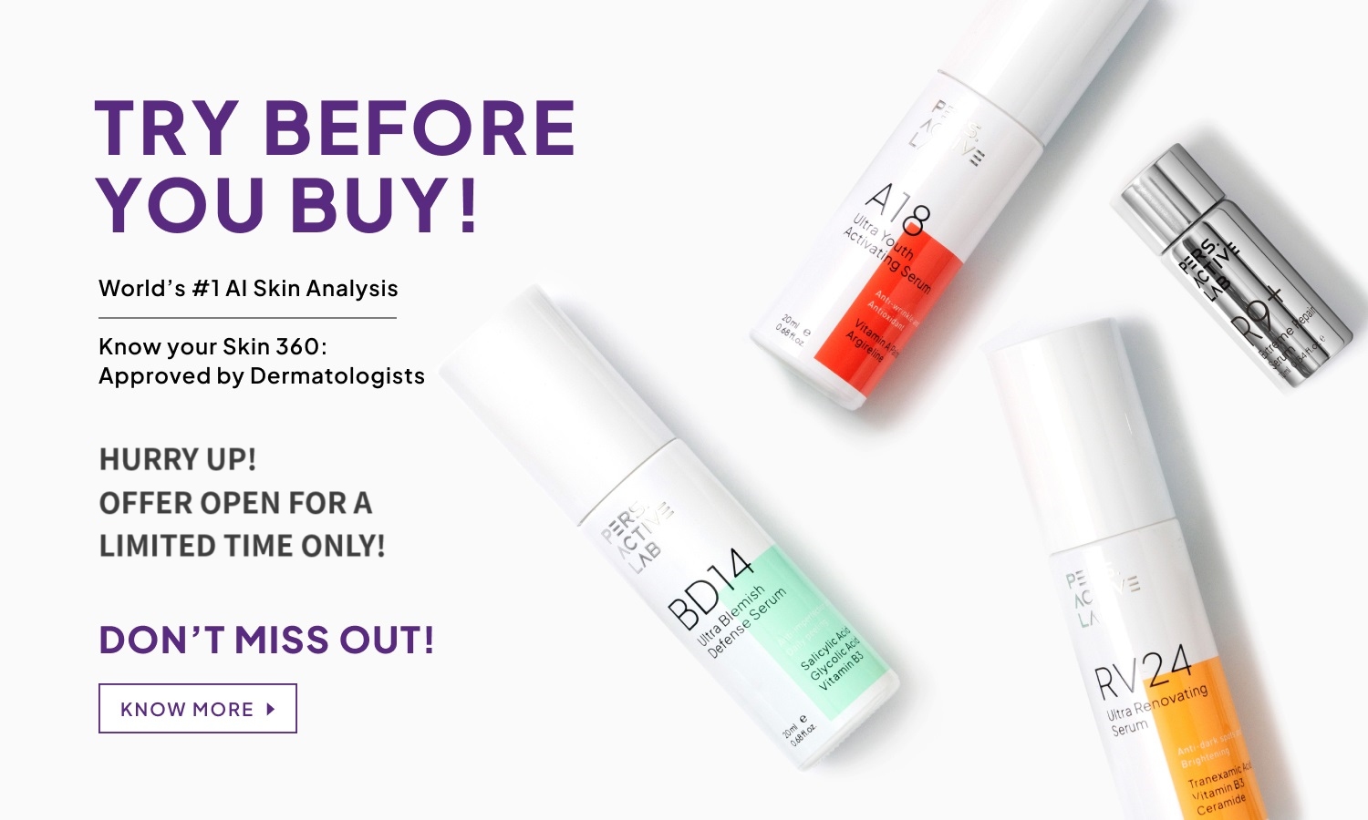 Pers Active Lab - Skincare Products to Improve Your Skin
