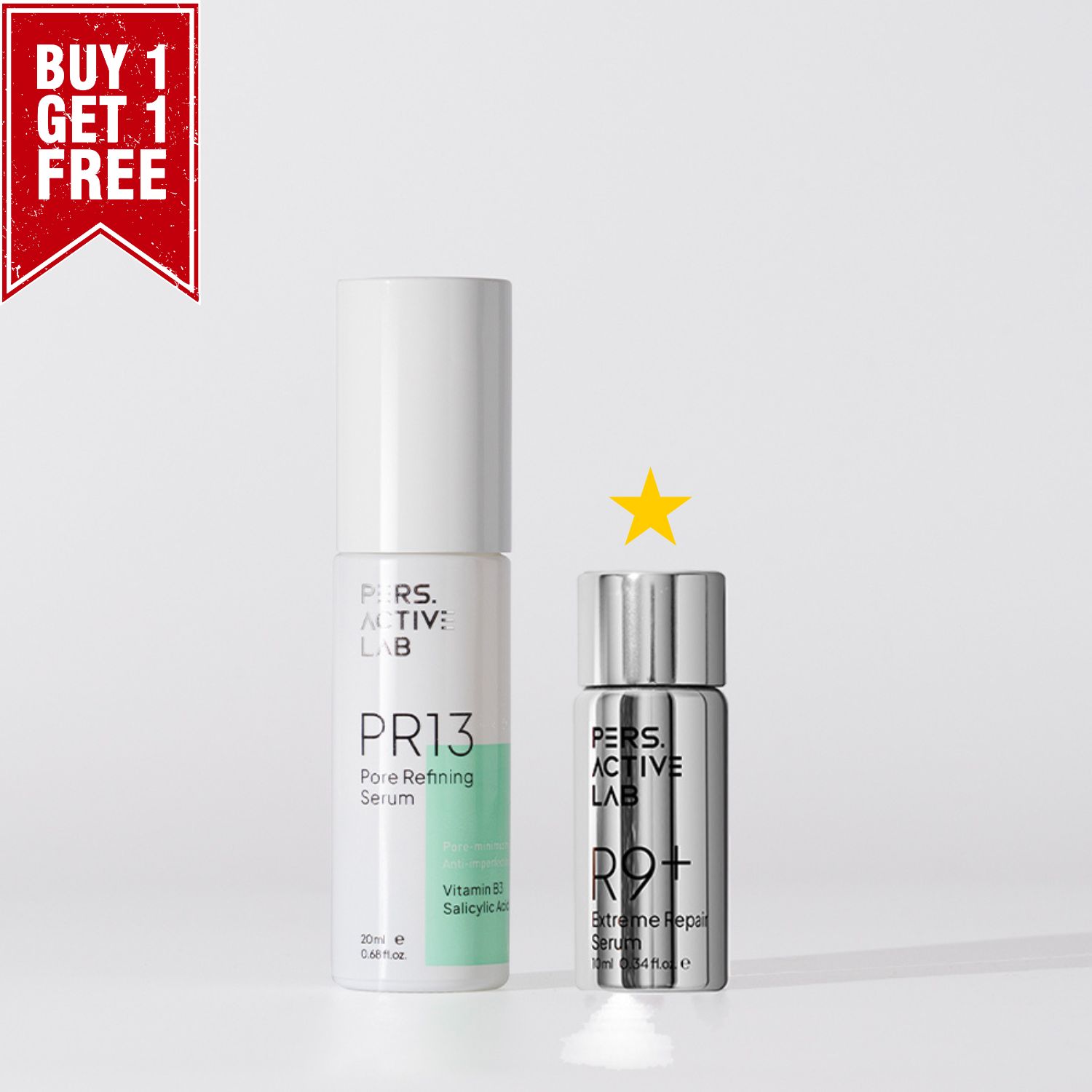 Pore Refining Serum PR13​ & Repair Serum R9+