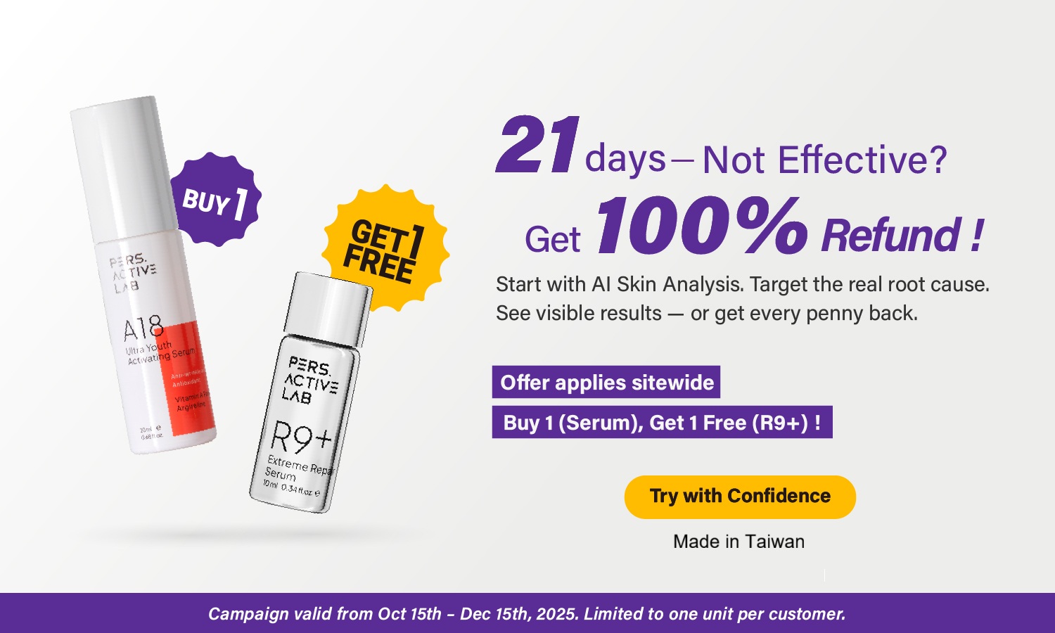 Pers Active Lab - Skincare Products to Improve Your Skin